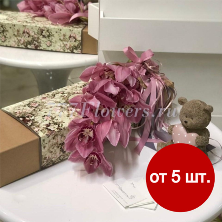 К5513 - Фирменная коробка FlowerCase Орхидея - фото 777flowers