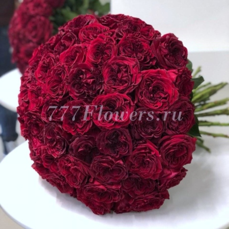 №1104 - Букет из 71 сортовой розы (Эквадор) - фото 777flowers