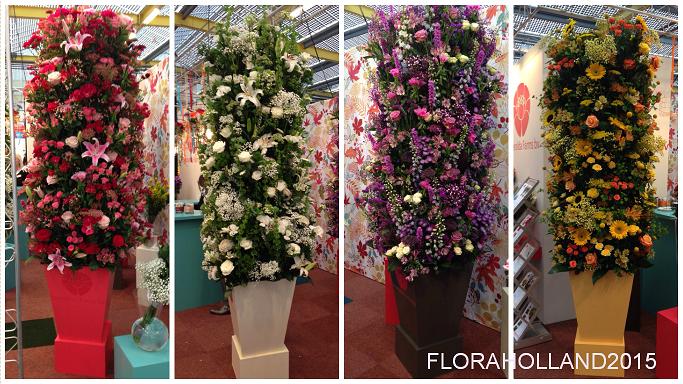 Выставка Floraholland2015 вертикальные цветочные композиции - 777FLOWERS